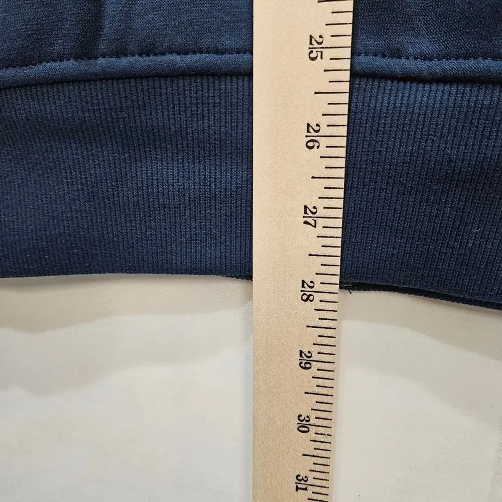 True Religion Sweatshirt Dress Blue Zip Up Hoodie Large